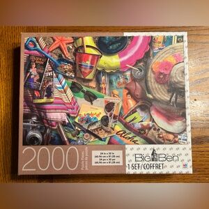 Big Ben 2000 Piece Vintage Hawaiian Vacation Puzzle